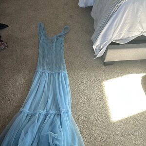 Free People Intimately Tulle Maxi Dress